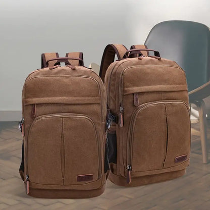Mochila casual de gran capacidad para hombres y mujeres